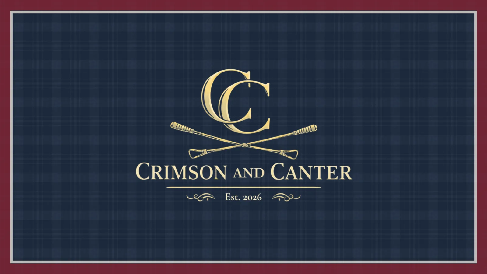 Crimson & Canter title slide